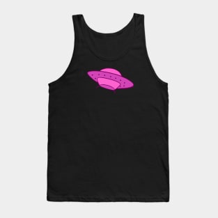 Pink Alien Space UFO Tank Top